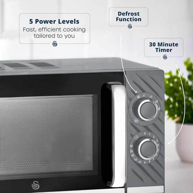 Windsor Manual Microwave 20L 800W 5 Power Levels
