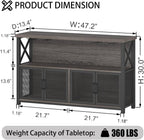 Wine Bar Cabinet Industrial Coffee Cabinets 120CM Oak
