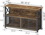 Wine Bar Cabinet Industrial Coffee Cabinets 120CM Oak