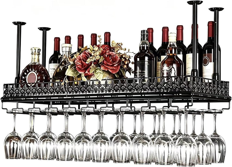 Wine Glass Holder Upside Down Rack Simple Style