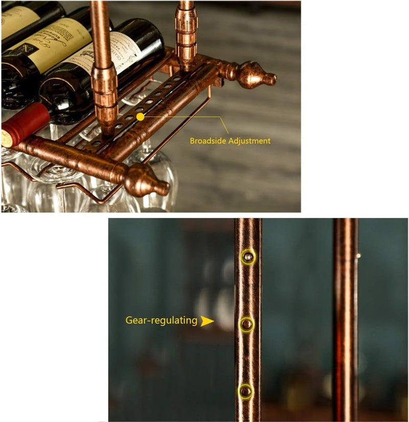 Wine Rack Ceiling Racks Hanging Glass Holder Vintage