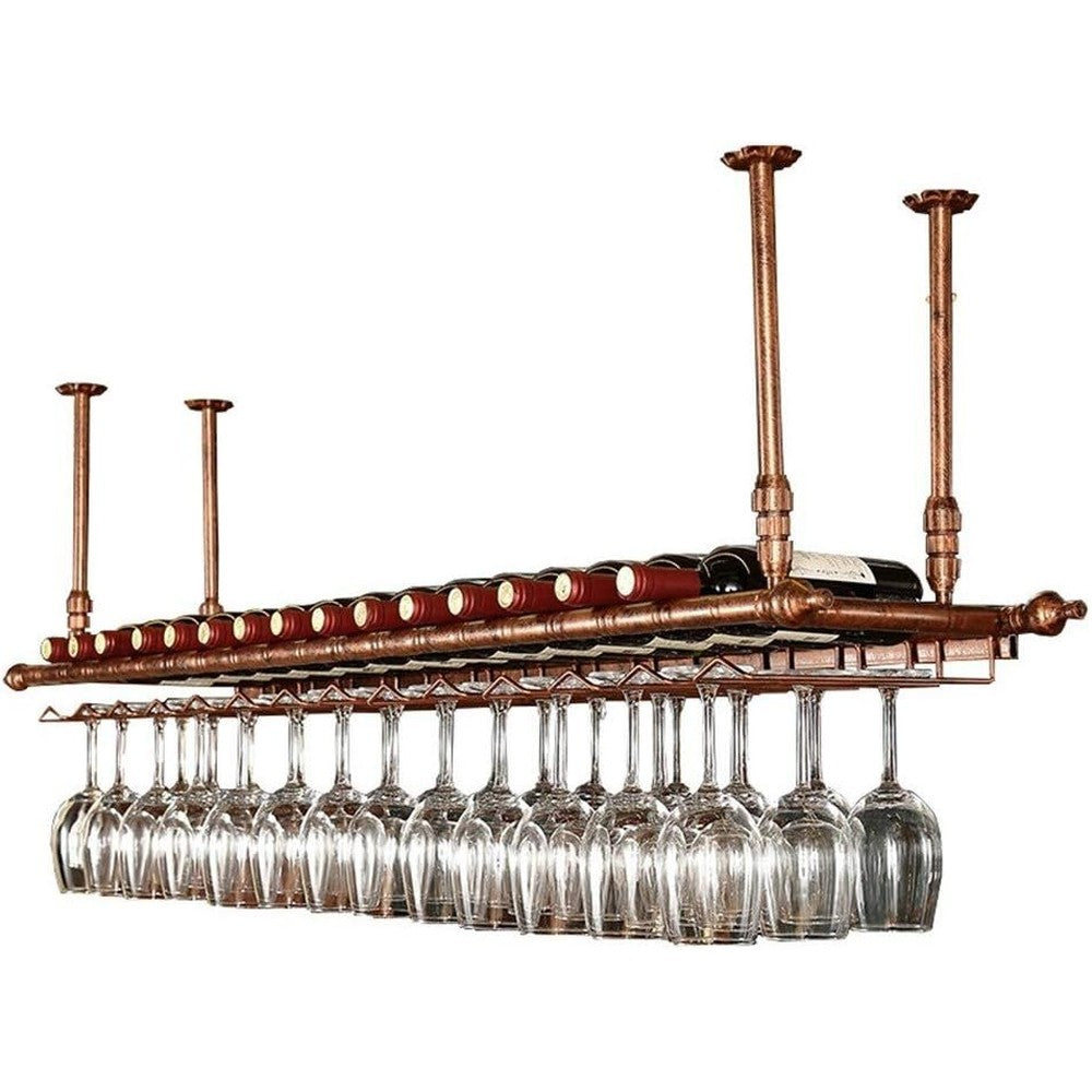 Wine Rack Ceiling Racks Hanging Glass Holder
