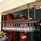 Wine Rack Ceiling Racks Hanging Glass Holder Vintage