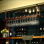 Wine Rack Ceiling Racks Hanging Glass Holder Vintage