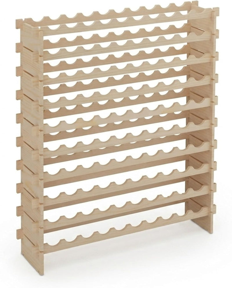 Wine Rack for 100 Bottles Stackable