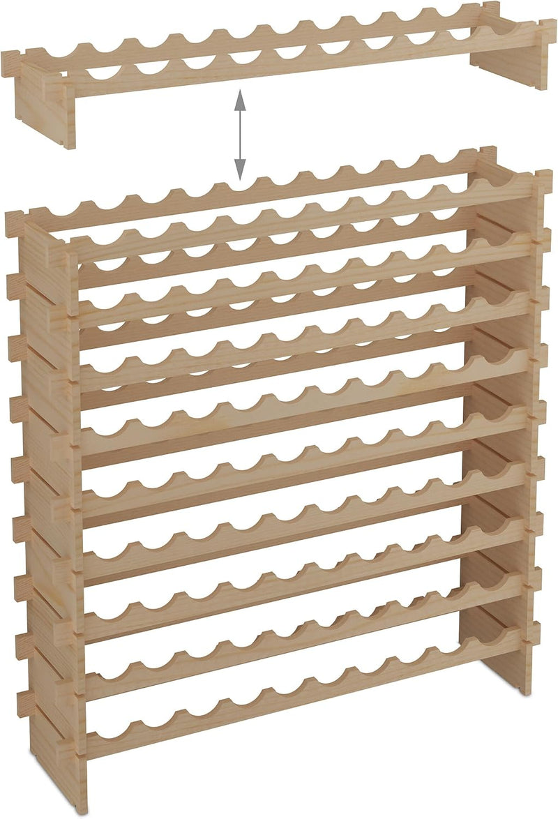 Wine Rack for 100 Bottles Stackable