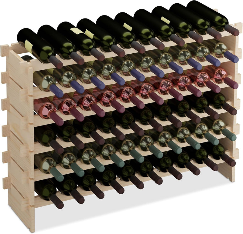 Wine Rack for 100 Bottles Stackable