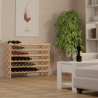 Wine Rack for 100 Bottles Stackable