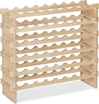Wine Rack for 48 Bottles Stackable Shelf Beverages