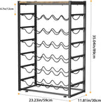 Wine Rack Free Standing Floor for 30 Bottles