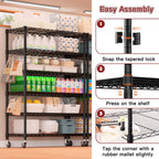 Wire Shelving 5-Tier Slim
