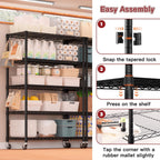 Wire Shelving 5-Tier Slim