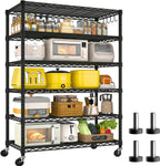 Wire Shelving 5-Tier Slim