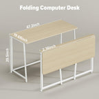 Faux Marble Folding Desk Small Office