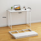 Faux Marble Folding Desk Small Office