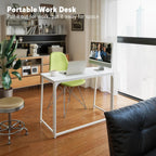 Faux Marble Folding Desk Small Office