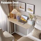 Faux Marble Folding Desk Small Office