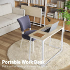 Faux Marble Folding Desk Small Office