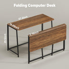 Faux Marble Folding Desk Small Office