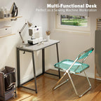 Faux Marble Folding Desk Small Office