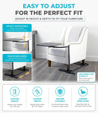 Wonder Tray Adjustable Swivel Table Large Laptop Stand