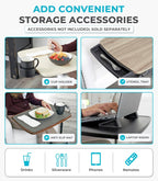 Wonder Tray Adjustable Swivel Table Large Laptop Stand
