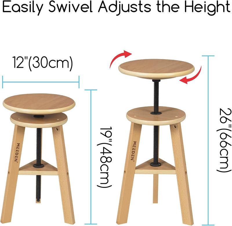 Wood Adjustable Drafting Table: 35.5" X 23.5" Wooden