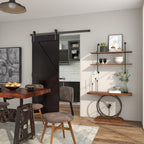 Wood Bike Wide Slatted Top Console Table