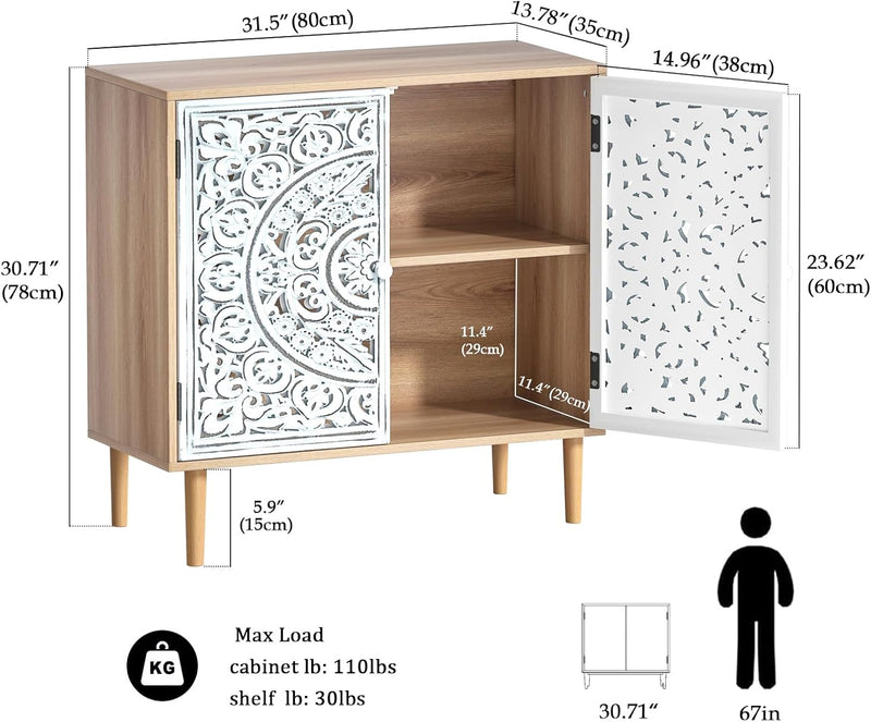 Wood Carving Sideboards for Living Room Cabinets Vintage