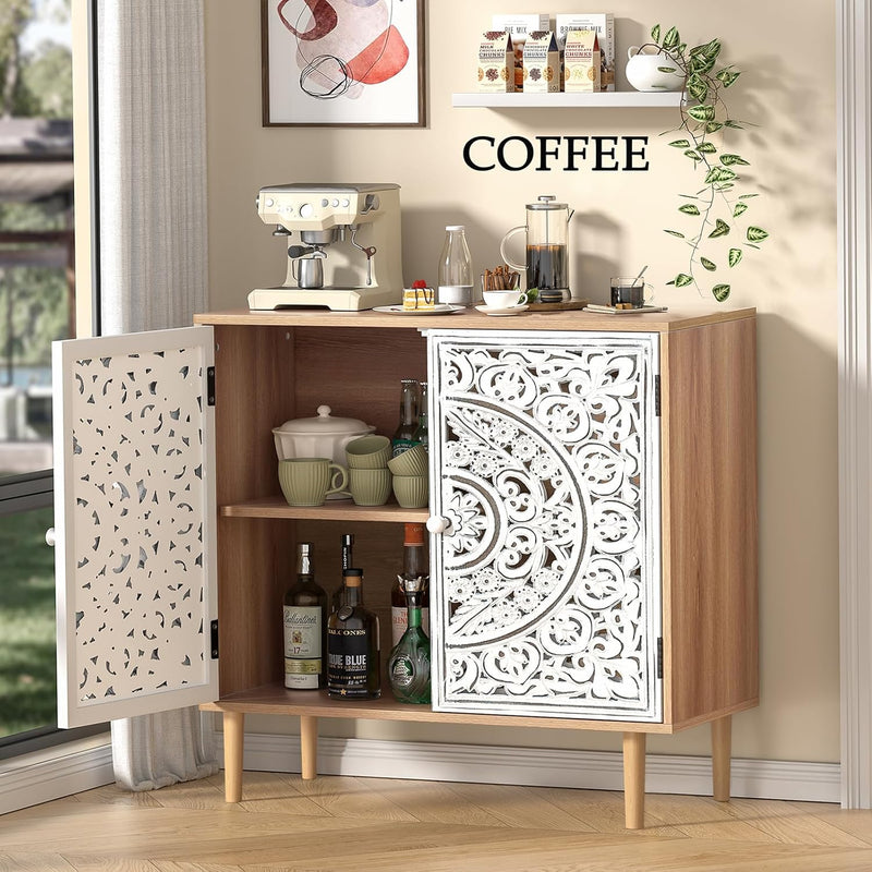 Wood Carving Sideboards for Living Room Cabinets Vintage