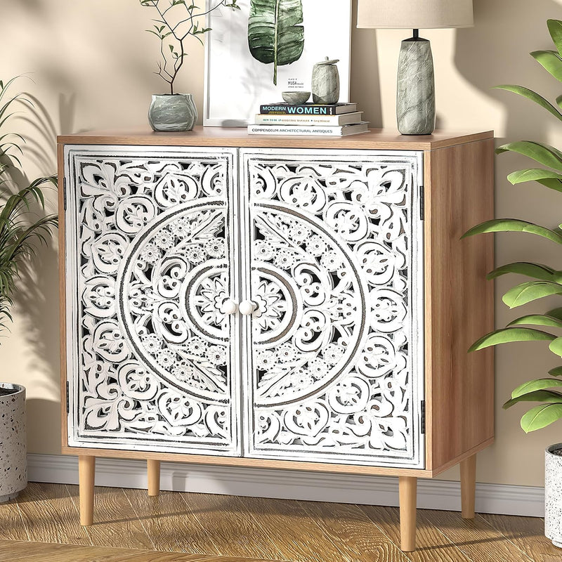 Wood Carving Sideboards for Living Room Cabinets Vintage