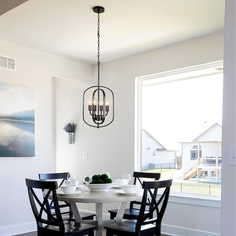10-Light Wagon Wheel Chandelier Industrial Farmhouse Round
