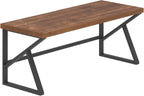 Wood Computer Desk Rustic Home Office Vintage