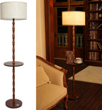 Wood Floor Lamp for Living Room 167CM Tall