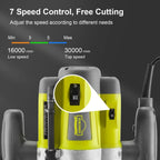 Wood Trimmer Router Tool Electric Woodworking Power Variable