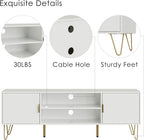 Wood TV Stand for Up to 65 Inch