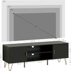 Wood TV Stand for Up to 65 Inch