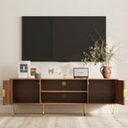 Wood TV Stand for Up to 65 Inch