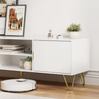Wood TV Stand for Up to 65 Inch