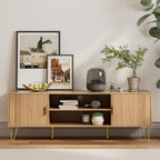 Wood TV Stand for Up to 65 Inch