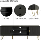 Wood TV Stand for Up to 65 Inch
