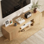 Wood TV Stand for Up to 65 Inch