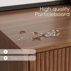 Wood TV Stand for Up to 65 Inch