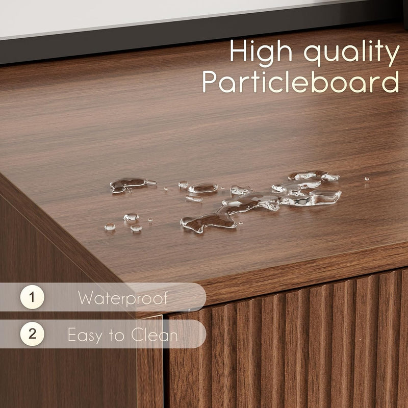 Wood TV Stand for Up to 65 Inch