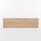 Wood TV Stand Matte Oak Finish