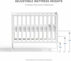 Wooden Baby Cot Bed with Deluxe Aloe Vera