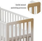 Wooden Baby Cot Bed with Deluxe Aloe Vera
