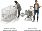 Wooden Baby Cot Bed with Deluxe Aloe Vera