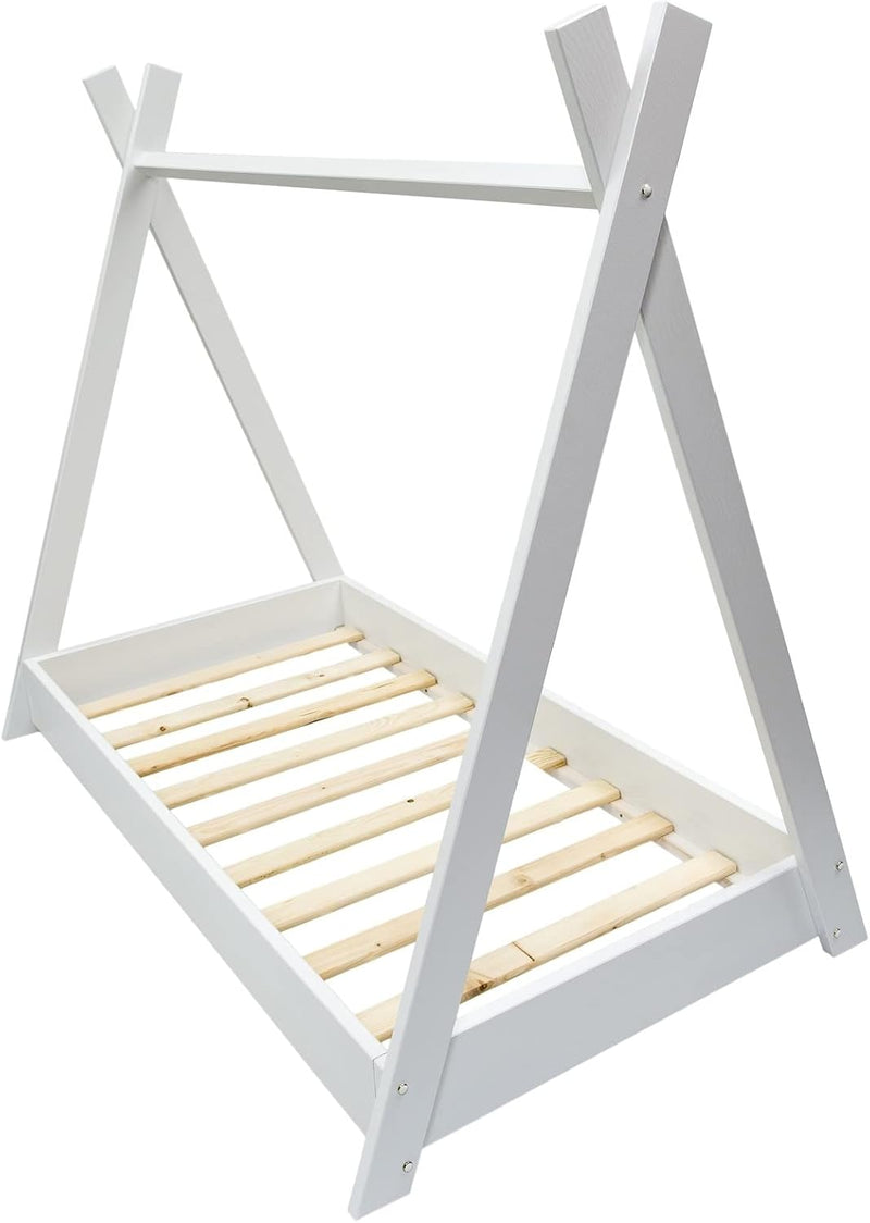 Wooden Bed Scandinavian Style Modern Kids Home Teepee