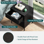 Wooden Bedside Table with 3 Drawers Chest